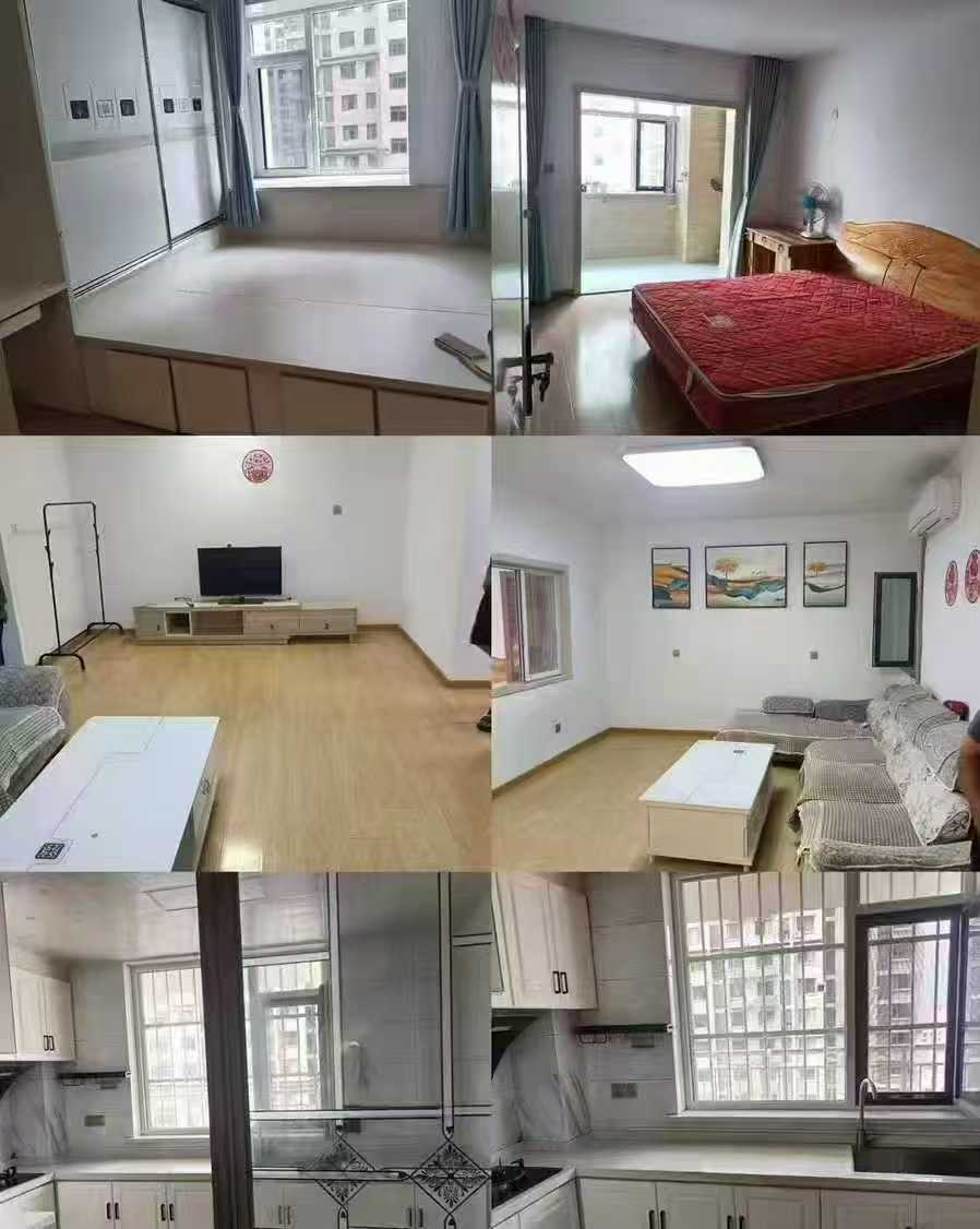 @1200/月，德宏世紀華府電梯8樓，精裝2室！