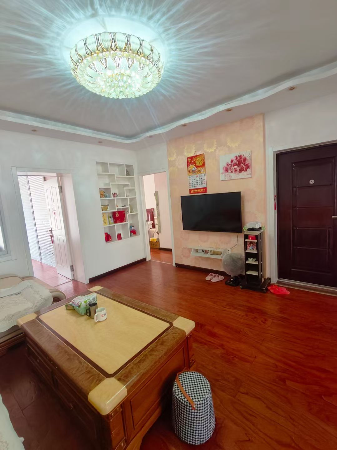 @1280/月，福泉名居，電梯南向2室!